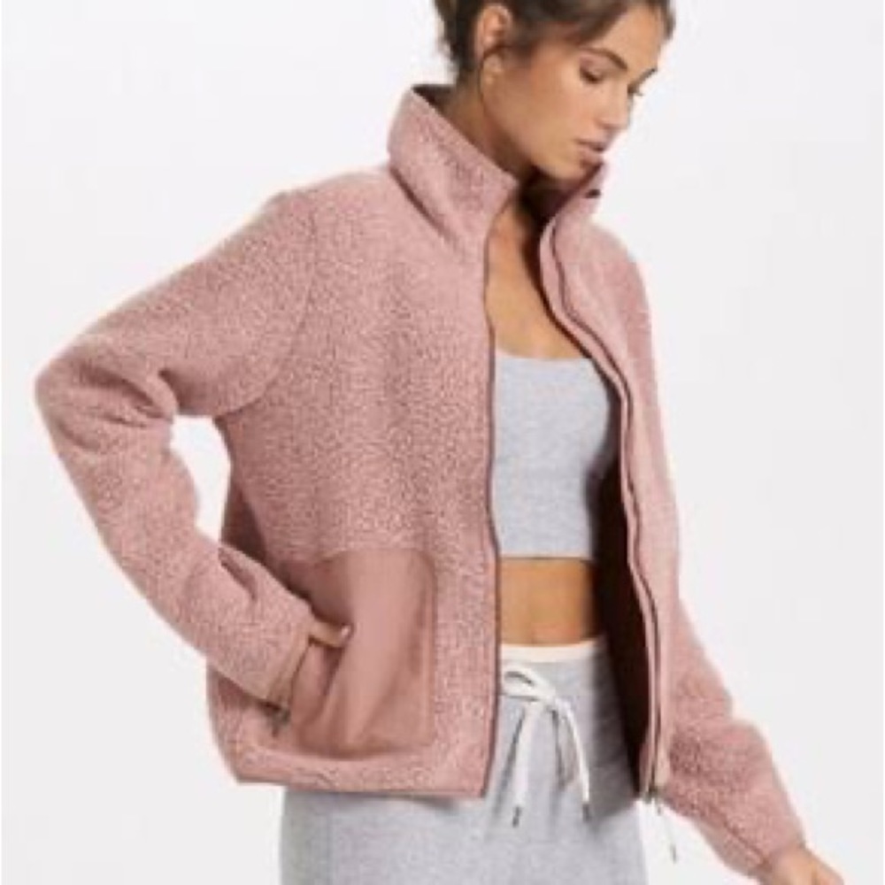 Vuori Alpine Sherpa Fleece Jacket - Light Terracotta